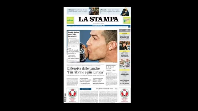 Todos hablan de Cristiano Ronaldo en Italia.-foto-4