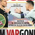 Cristiano Ronaldo acaparó portadas en Portugal tras &#39;explotar&#39; por gol anulado