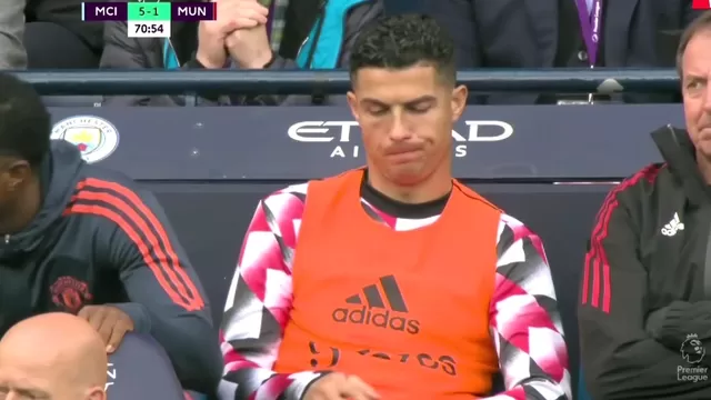 Cristiano Ronaldo: ¿Por qué Ten Hag lo dejó en la banca en el derbi de Manchester?