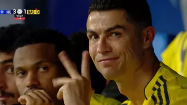 Cristiano Ronaldo viene dando qué hablar por su polémico gesto de 'robo' en partido de Al Nassr vs Al Hilal / X