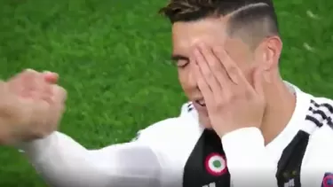 Cristiano Ronaldo sinti&amp;oacute; la marca del Ajax al inicio del partido. | Foto: Cortes&amp;iacute;a Fox Sports