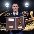 Cristiano Ronaldo recibió el Golden Foot: &quot;Daré siempre lo mejor para seguir marcando&quot;