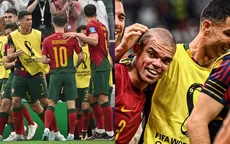 Cristiano Ronaldo dejó el banco de suplentes y festejó así los goles de Portugal - Noticias de ines-castillo