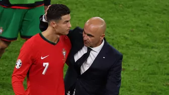 Cristiano Ronaldo habló sobre su presente en Portugal y si se ve dirigiendo en un equipo. | Foto: AFP