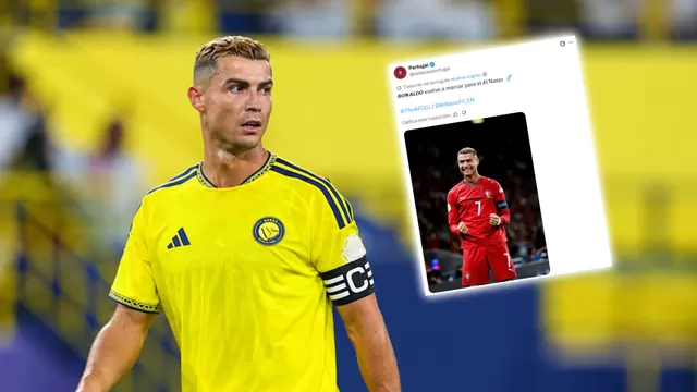 Selección de Portugal sorprendió con su mensaje a Cristiano Ronaldo luego de su reciente gol con Al Nassr / Fuente: X Al Nassr