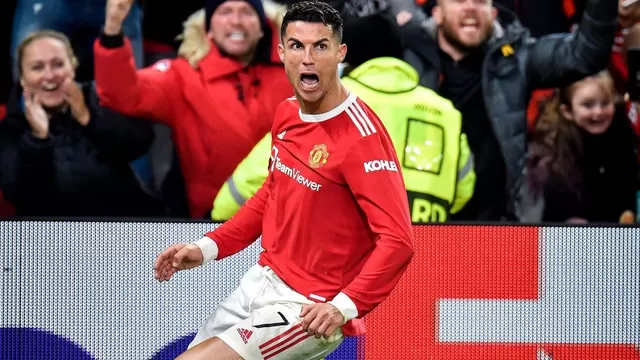 Cristiano Ronaldo le dio la victoria al Manchester United. | Foto: EFE/Video: Canal N (Fuente: Espn)