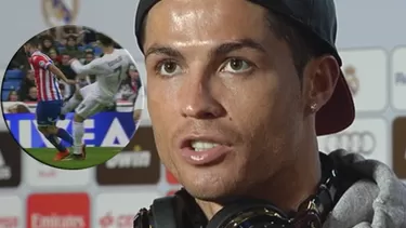 Cristiano Ronaldo sobre la patada: &quot;Si le doy a propósito, no se levanta&quot; 