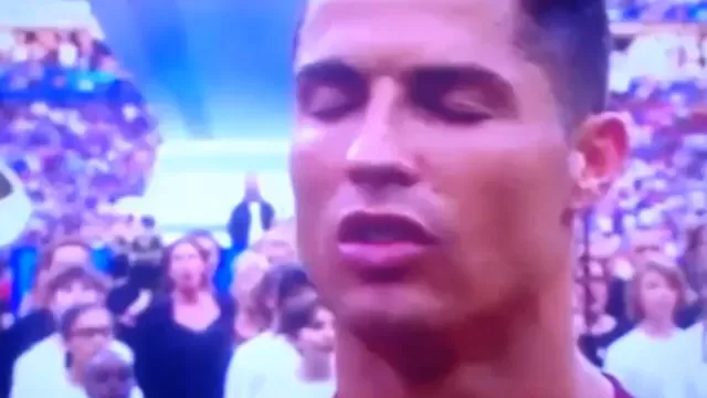 Cristiano Ronaldo: su emoción al cantar el himno del Portugal
