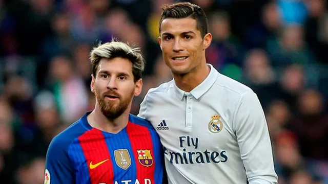 Messi y Cristiano, los dos mejores jugadores del mundo en la actualidad.