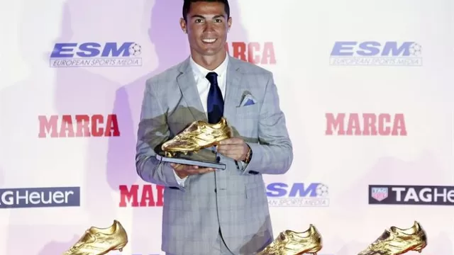 Cristiano Ronaldo superó a Messi al recibir su cuarta Bota de Oro-foto-5