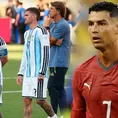 Cristiano Ronaldo tuvo INSÓLITA reacción al ver la caída de Messi y Argentina en la final Cristiano Ronaldo tuvo INSÓLITA reacción al ver la caída de Messi y Argentina en la final