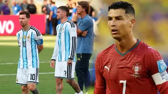 Cristiano Ronaldo tuvo INSÓLITA reacción al ver la caída de Messi y Argentina en la final