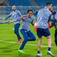 Cristiano Ronaldo y André Carrillo ya entrenan juntos para amistoso contra el PSG