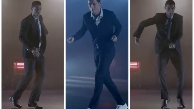 Cristiano Ronaldo y el 'paso lunar' de Michael Jackson en publicidad