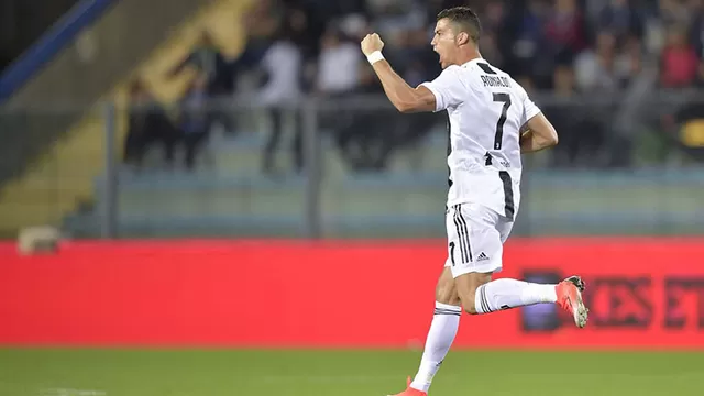 Cristiano y su espectacular gol para poner a la Juventus 2-1 sobre Empoli