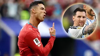 Cristiano Ronaldo y su reacción cuando le preguntaron sobre récord de Messi