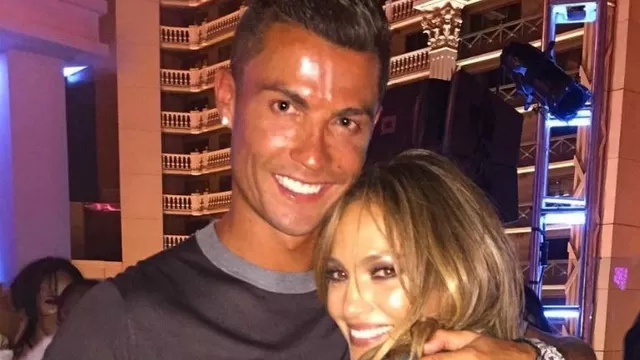 Cristiano Ronaldo y sus pasos de baile en el concierto de Jennifer López
