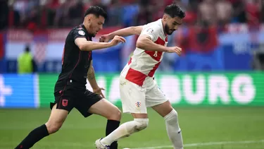 Un emocionante encuentro se vivió en Hamburgo luego que Albania empatara en el último minuto a Croacia / Foto: AFP