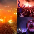 Croacia celebró su tercer puesto en Qatar 2022 en las calles y el cielo de Zagreb