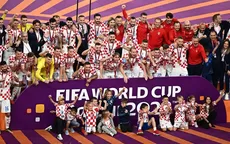 Emotivo festejo: Croatas celebraron con sus hijos el tercer puesto en Qatar 2022 - Noticias de croacia