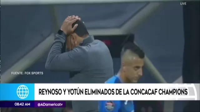 Cruz Azul de Juan Reynoso y Yoshimar Yotún cayó 4-1 ante Monterrey y se despidió de la Concachampions. Video: América Deportes