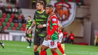 C.S Marítimo ganó por 1 gol a 0 al Sporting de Lisboa tras buen partido del peruano Percy Liza