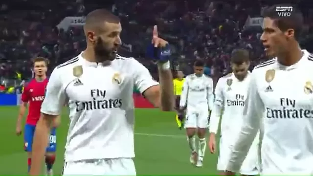 Real Madrid cae 1-0 ante el CSKA al final del primer tiempo. | Video: ESPN
