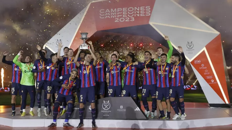 FC Barcelona consiguió el título 2023 de la Supercopa de España / Foto: Sport