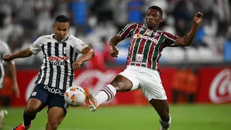 Alianza Lima tiene chances matemática de clasificar a octavos de final de derrotar a Fluminense en Río de Janeiro. | Foto: AFP