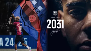 El nuevo crack culé y el club blaugrana llegaron a un acuerdo para ampliar su vínculo hasta el 2031. | Composición AD El nuevo crack culé y el club blaugrana llegaron a un acuerdo para ampliar su vínculo hasta el 2031. | Composición AD