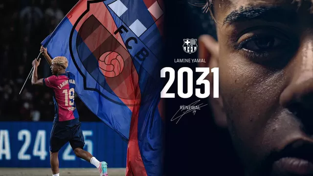El nuevo crack culé y el club blaugrana llegaron a un acuerdo para ampliar su vínculo hasta el 2031. | Composición AD