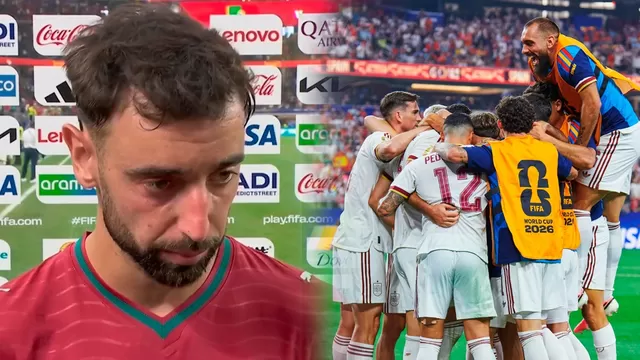 Bruno Fernandes explicó por qué Portugal fue eliminado del Mundial 2026 / Foto: DSports y Selección de España / Video: FIFA