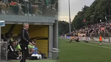 La curiosa protesta de unos hinchas en el fútbol de Lituania