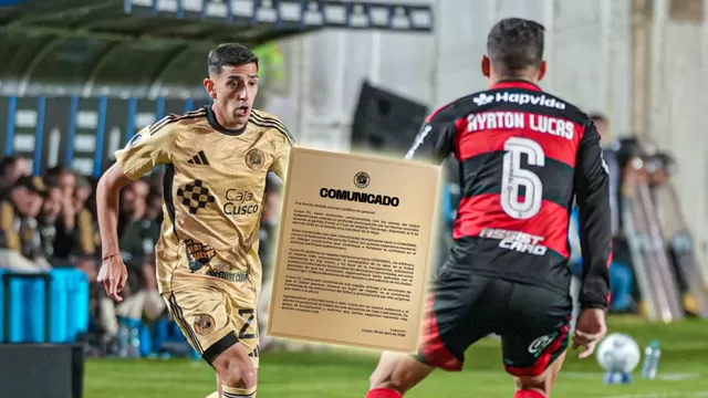 Cusco FC emitió un comunicado y reveló la contundente medida que tomó tras polémica derrota ante Flamengo / AD