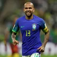 Dani Alves se convirtió en el futbolista más veterano de Brasil en la historia del los Mundiales