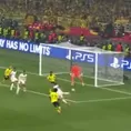 Dani Carvajal por poco y le da el 1-0 al Real Madrid frente al Borussia Dortmund