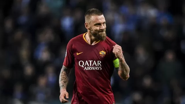 Daniele De Rossi dejará la Roma, su club de siempre | Foto: AFP.