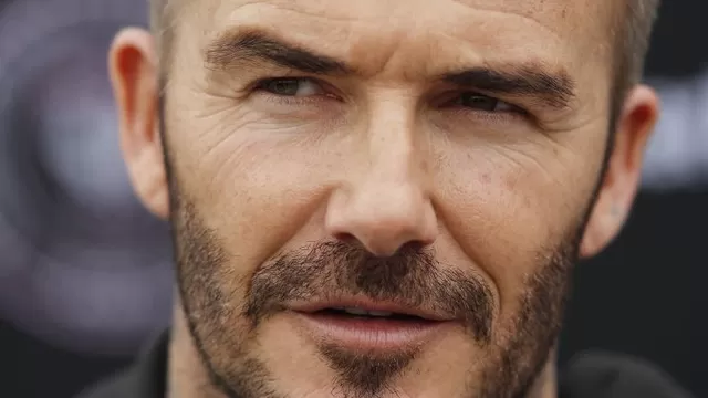David Beckham, exfutbolista de 44 años. | Foto: AFP