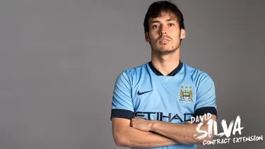 David Silva renovó con el Manchester City hasta el 2019