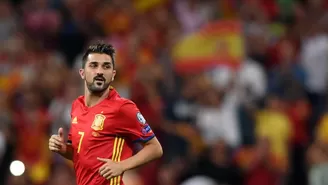 David Villa abandonó la concentración de España por lesión