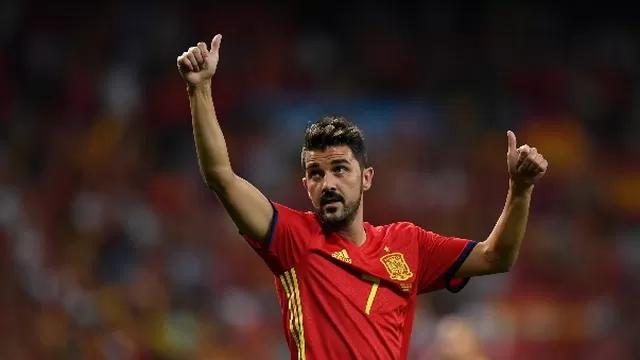 David Villa, máximo goleador de la selección española, anunció su retiro del fútbol