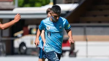 El volante peruano hizo su debut en el duelo de pretemporada ante el Central Coast Mariners de Redmayne.