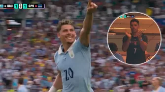 Maximilano Araujo anotó el 2-1 de Uruguay sobre Cabo Verde / Foto y Videos: América TV