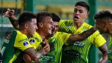 El equipo argentino derrotó 1-0 a Bahía de Brasil. | Foto: Copa Sudamericana