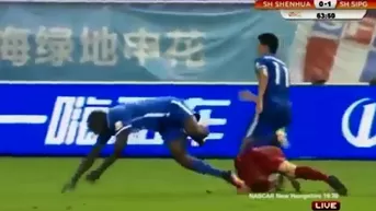 Demba Ba sufrió escalofriante fractura en la pierna izquierda en China