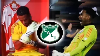 Deportivo Cali presentó a Pedro Gallese como nuevo refuerzo