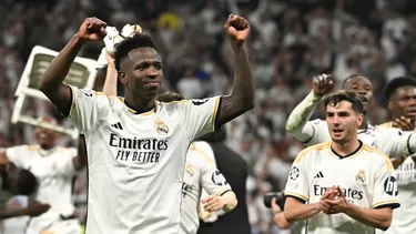 Vinicius Junior ha tenido una destacada participación durante el 2024 con el Real Madrid / Foto: AFP