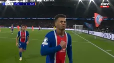 El extremo francés volvió a demostrar su magia para anotar el primero del PSG vs Barcelona por Champions. | ESPN