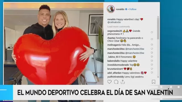 El 'Día de San Valentín' se vivió también en el mundo deportivo