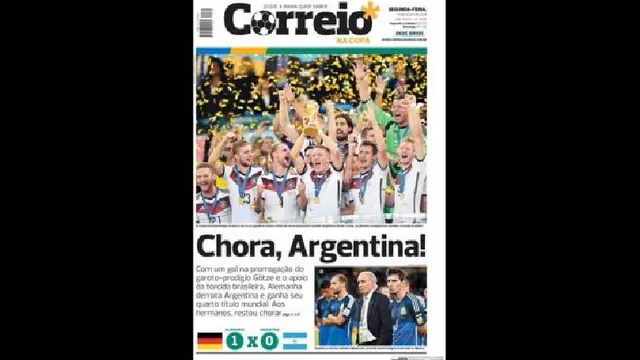 Diarios brasileños se burlaron de Argentina en sus portadas-foto-1